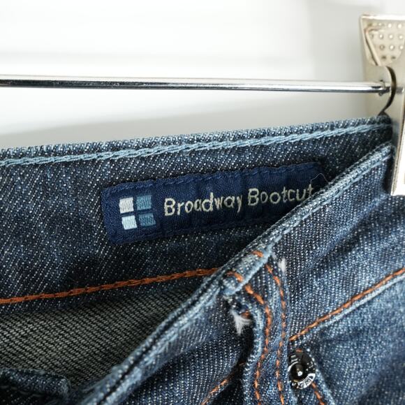 Salt Works Jeans Womens 31x28 Hemmed Broadway Bootcut Stretch Mid Rise Denim - Picture 4 of 10